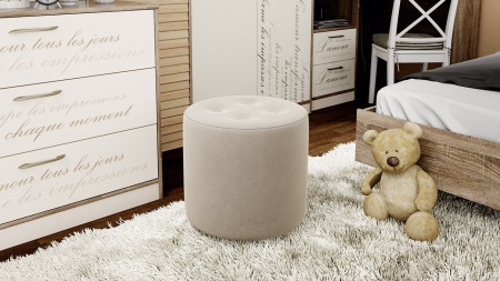 Пуф №8 Велюр Разные Цвета/Ш-420 × Г-420 × В-425 мм