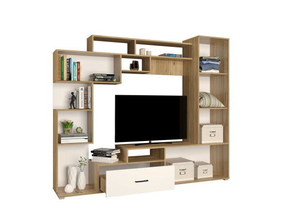 Гостиная Пекин (Ш-2100 х В-1785 х Г-398 мм)/Разные Цвета