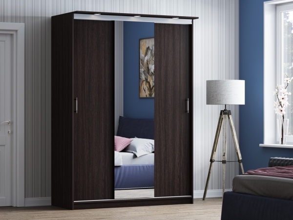 Шкаф-Купе Альба-2 (Ш-1500 х В-2220 х Г-720 мм)/Разные Цвета