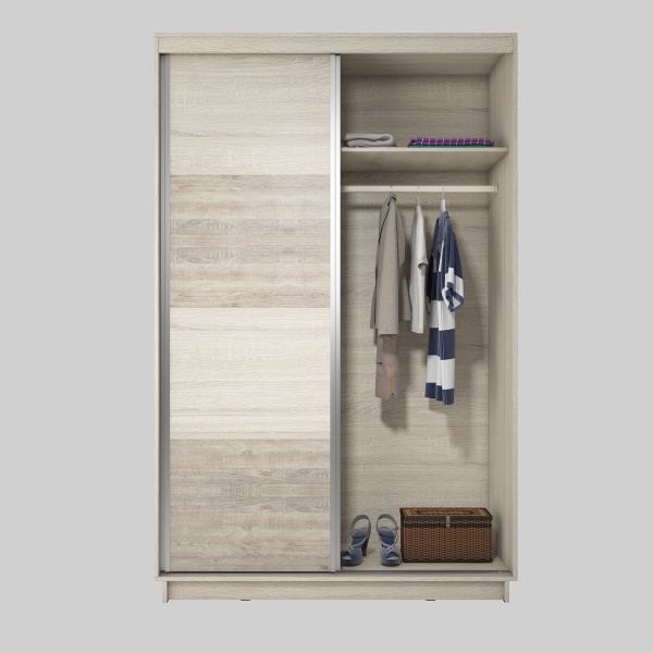 Шкаф-Купе Гринвуд Дуб Сонома (Ш-1200/1400/1600/2000 мм x В-2196 x Г-586 мм)